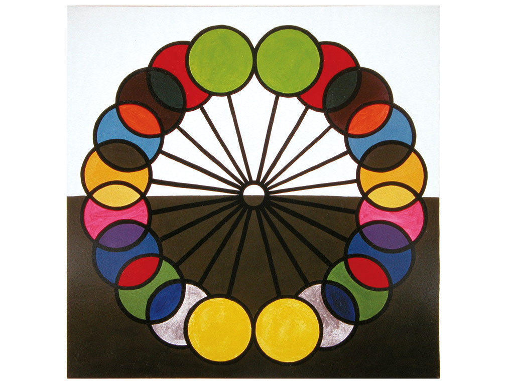 Claude Closky, ‘Tac Tac at Bures-sur-Yvette,’ 1986, acrylic on canvas, 100 x 100 cm.